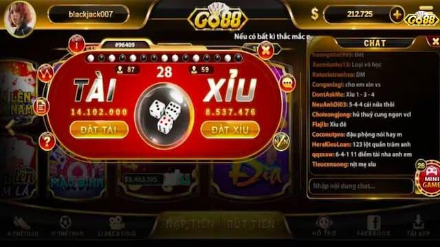 Giới thiệu về trò chơi tài xỉu Go88