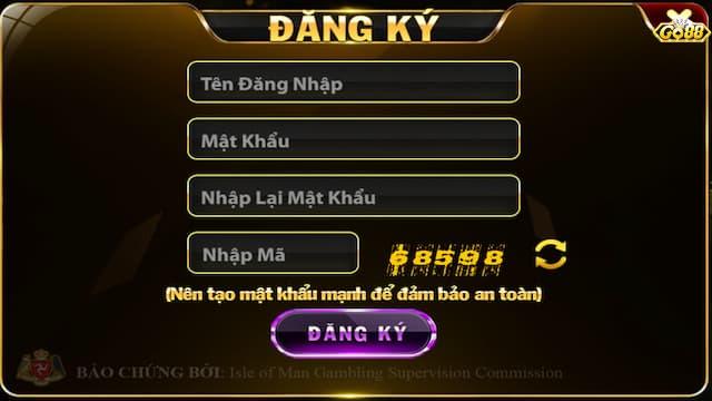 Quy trình hướng dẫn Go88 đăng ký tài khoản