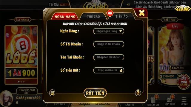 Tại sao việc nạp rút tiền Go88 lại quan trọng